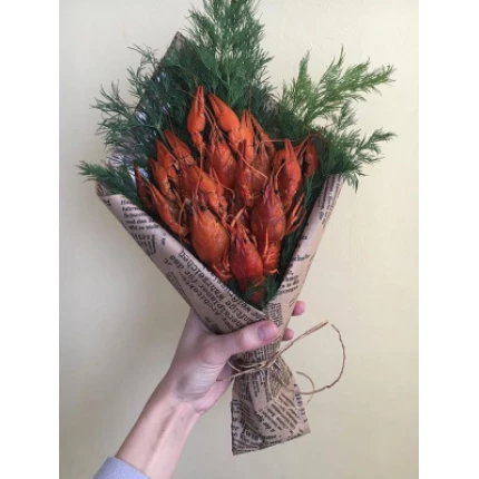 Маленький букет из раков