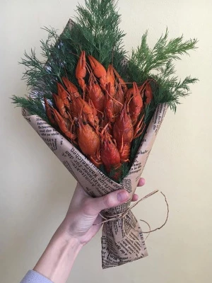 Маленький букет из раков Маленький букет из раков