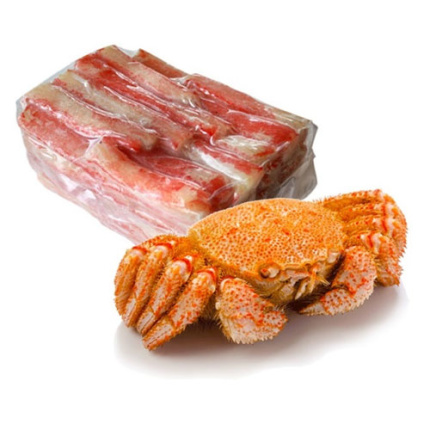 Мясо из клешней краба-волосатика
